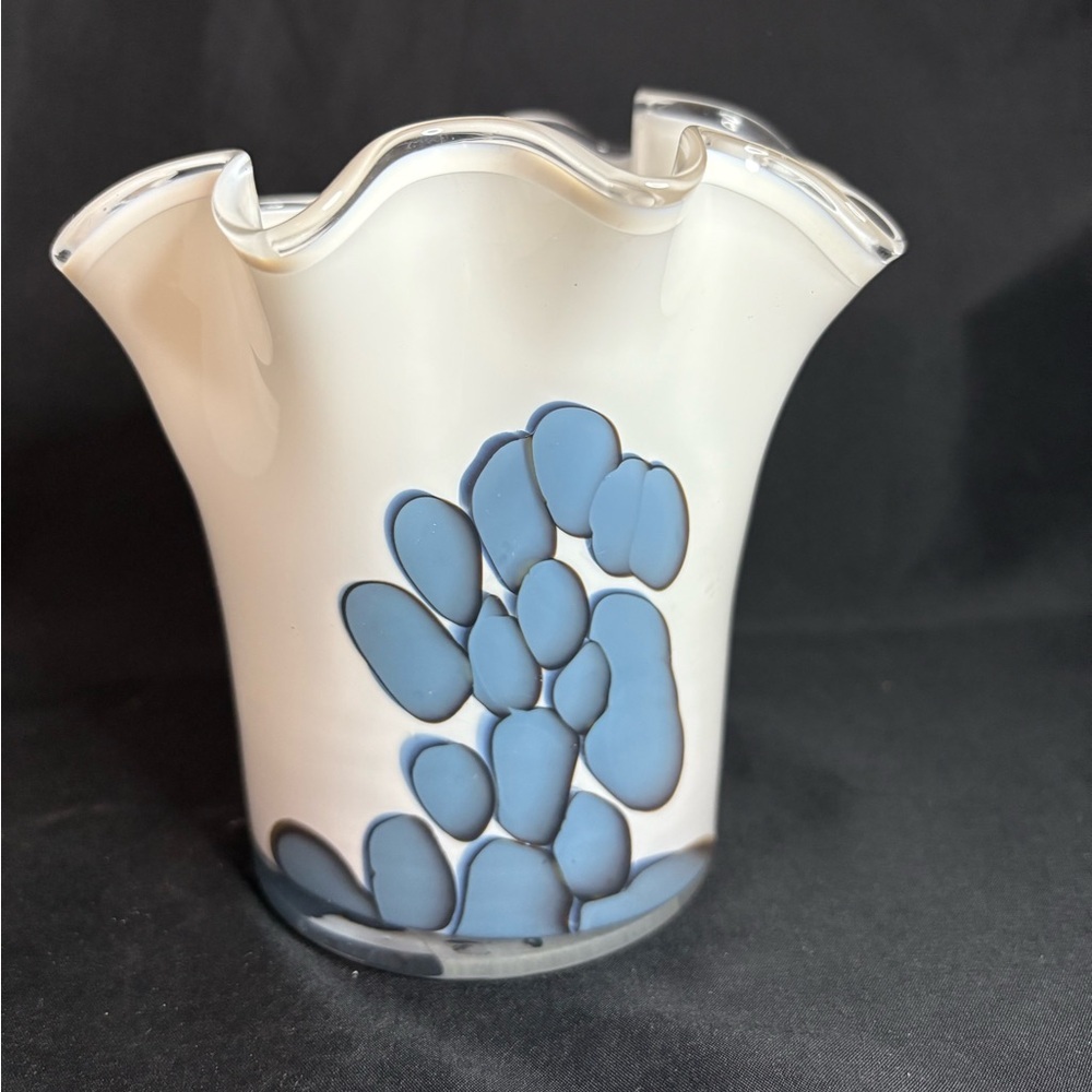 Zorza Art Glass,candle/handkerchief vase - Picture 4 of 7